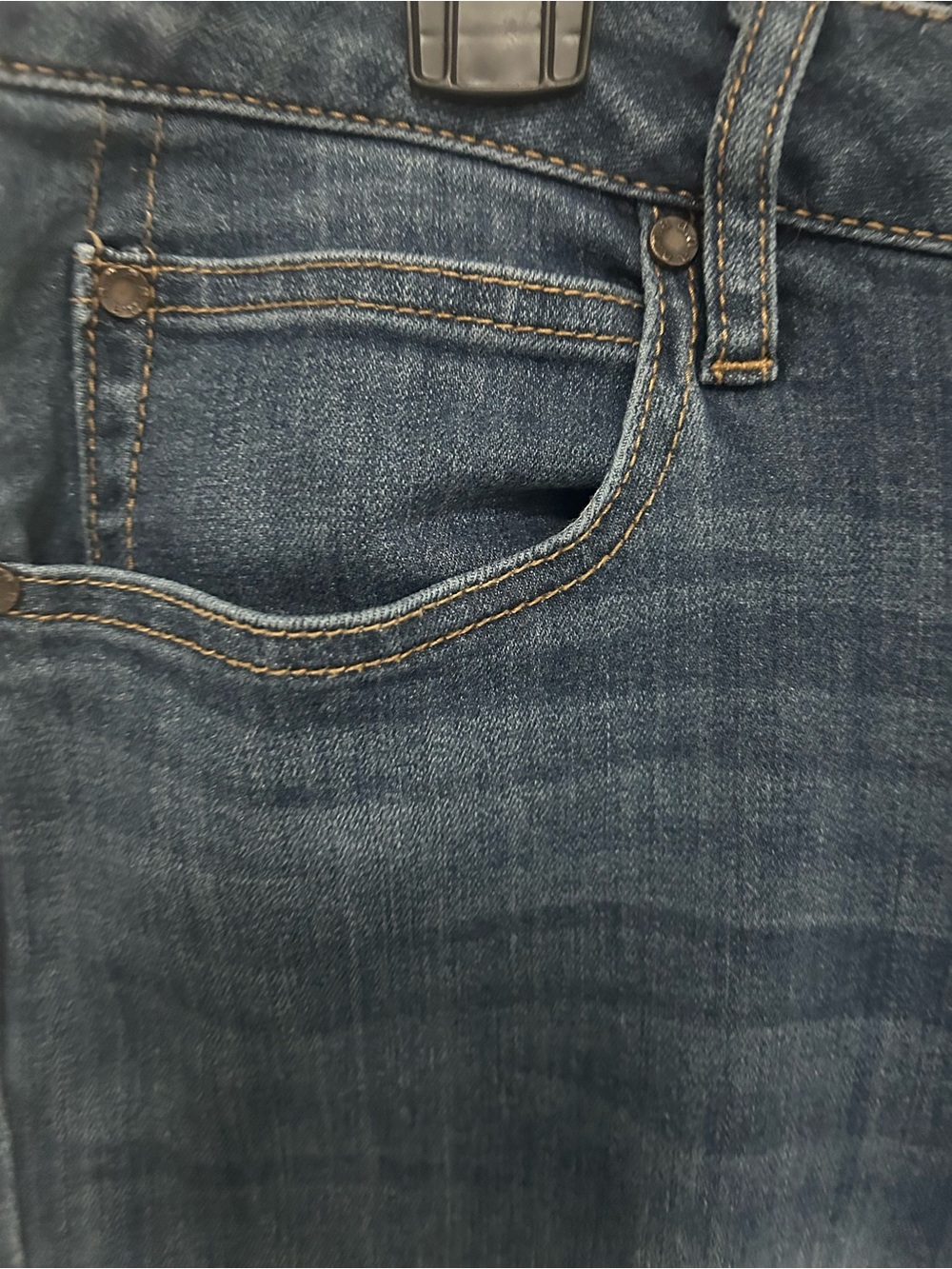 a.n.a Dark Blue Straight-Leg Women's Jeans - Picture 3 of 8